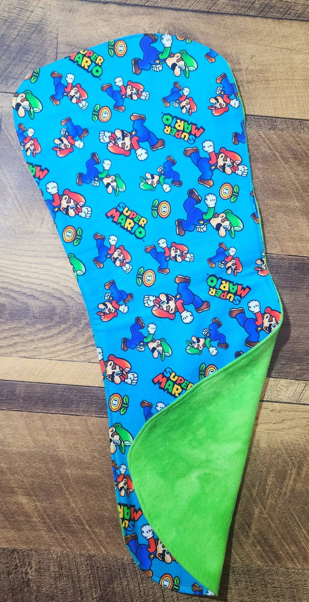 Baby Burp Cloth Mario Desing