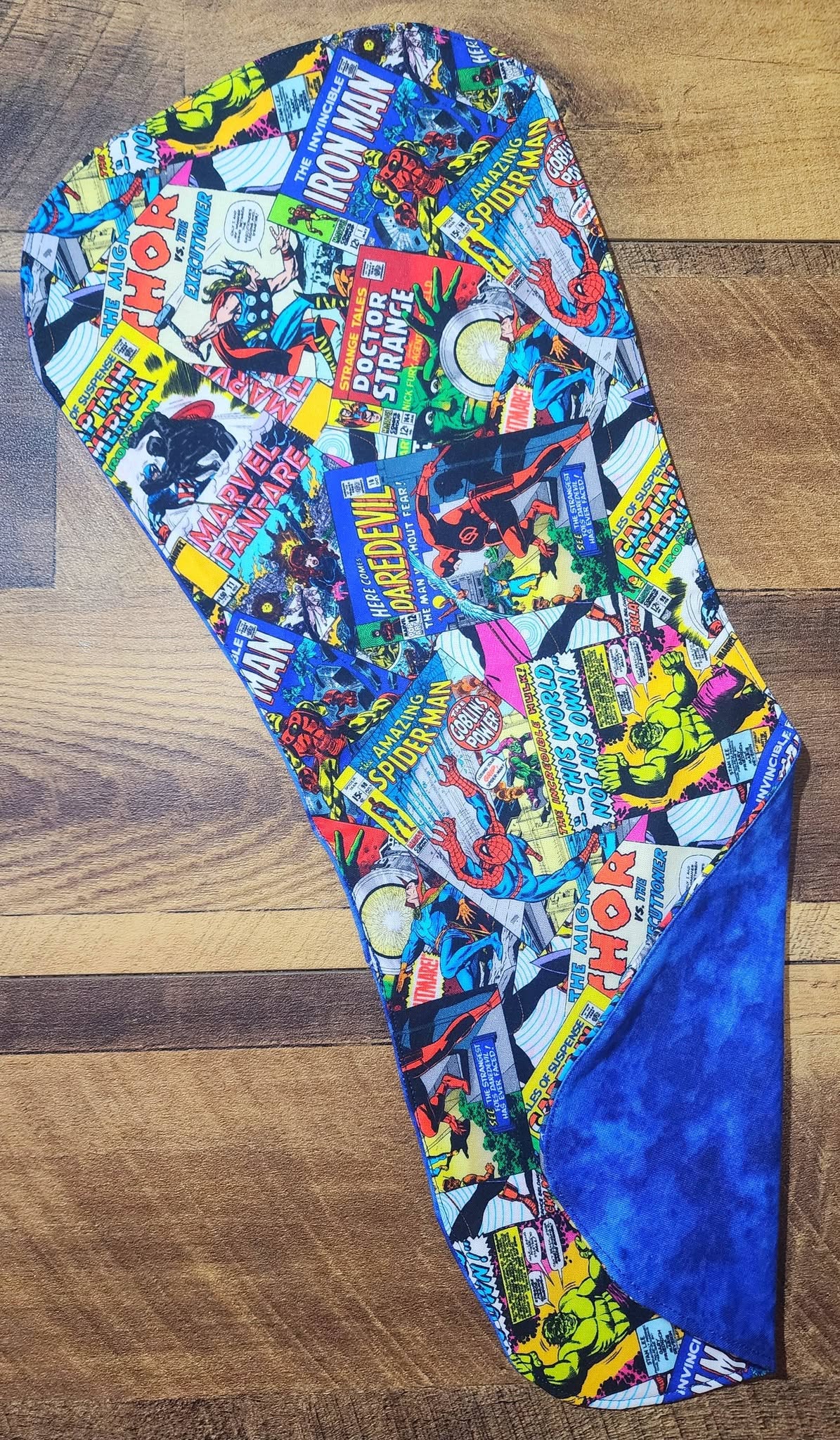 Baby Burp Cloth Comic Book Design