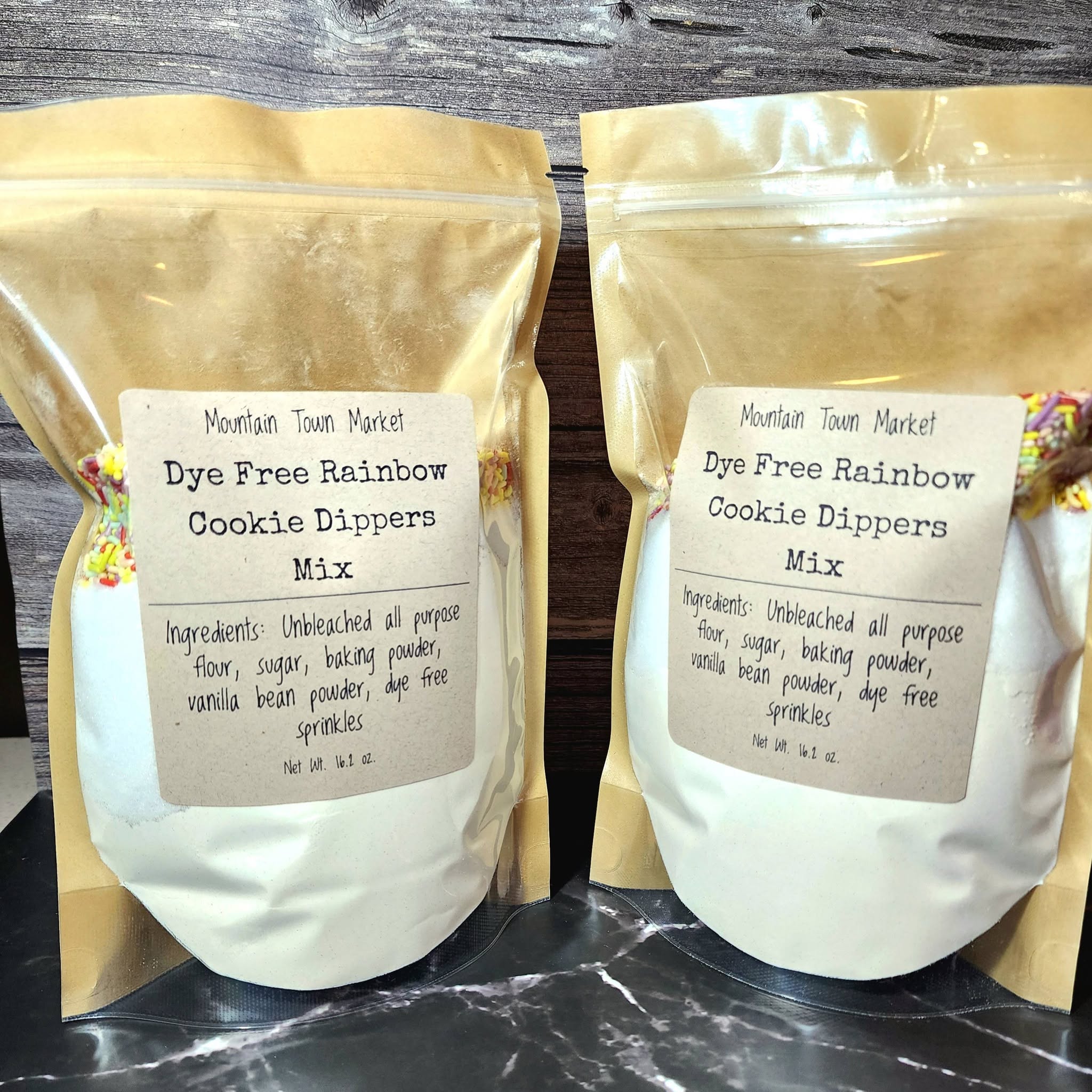 Dye Free Rainbow Cookie Dipper Mix
