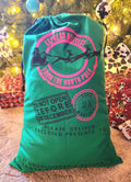 Green Express Delivery Customizable Santa Sack