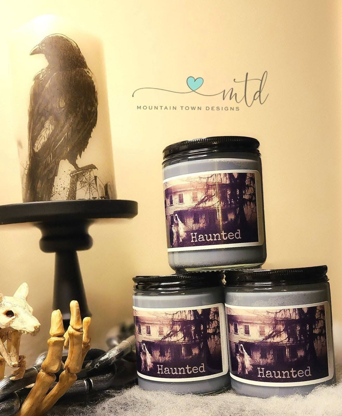 Haunted Soy Wax Candle 7oz