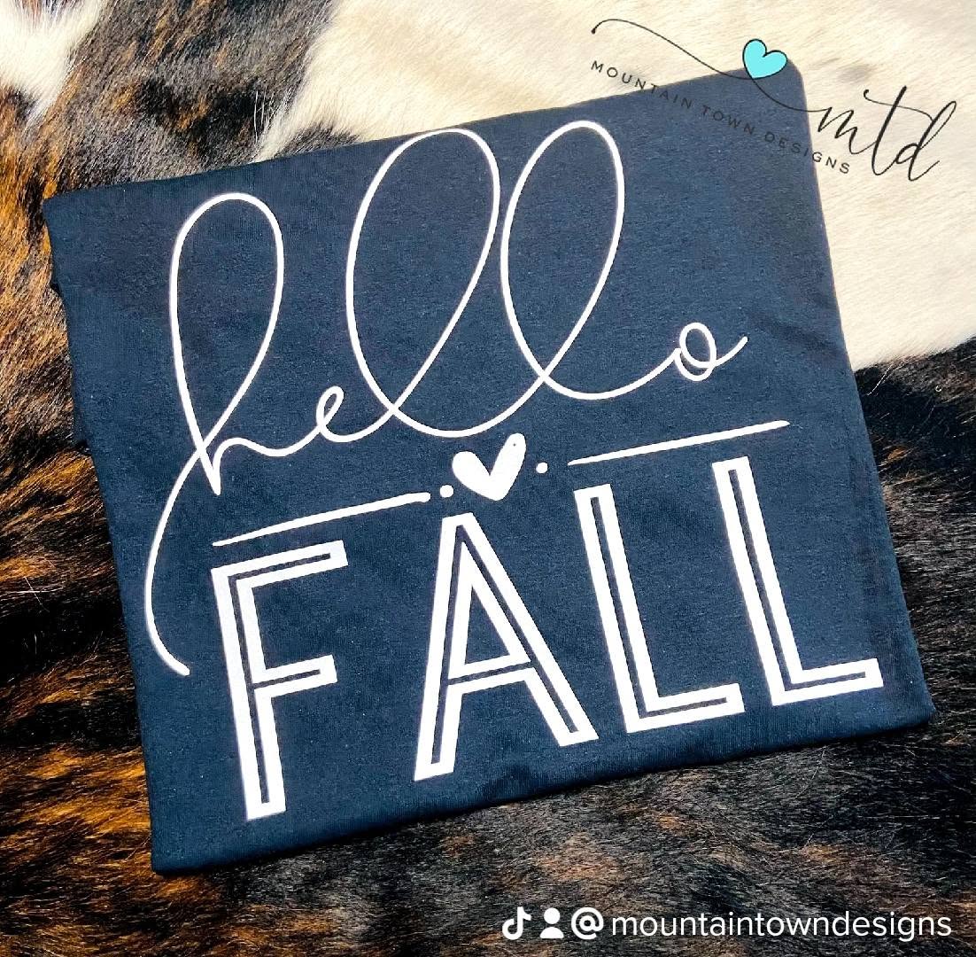 Hello Fall Shirt - Size Medium