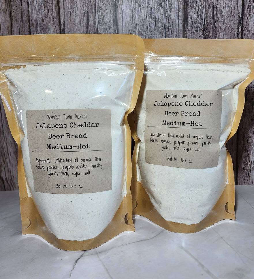 Jalapeño Cheddar Beer Bread Mix - Medium-Hot