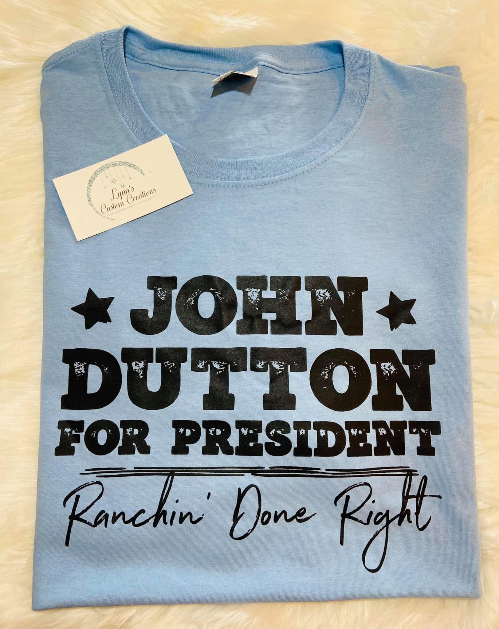 John Dutton Tshirt, - Size Large