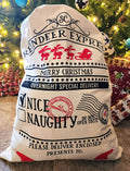 Reindeer Express Customizable Santa Sack