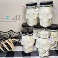 Glass Skull Candle - Chocolate Chip Cookie Scent
