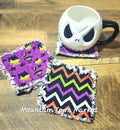 Witch Rag Coaster Set of 4